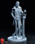 Estatua de Silco - Figura de Resina Pintada a Mano | Coleccionable de LoL | Merchandising de Edición Limitada | Decoración de Escritorio de Villano de Anime