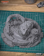 Nidalee LoL Inspired Statue / Jungle Huntress Resin Figure / Hand Painted Collectible