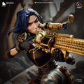 Hand-Painted Caitlyn Kiramman Statue: LoL Collectible Figurine