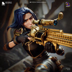 Hand-Painted Caitlyn Kiramman Statue: LoL Collectible Figurine