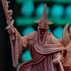 Estatua del Rey Brujo Nazgûl Diorama de Resina Pintado a Mano