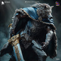 Blaidd the Half-Wolf Figurine: Elden Ring Collectible, Hand-Painted or Unpainted