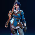 Figura de resina 3D de Caitlyn hecha a mano: Coleccionable de LoL