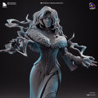 Yennefer Figure  Witcher 3 Inspired Resin Statue | 3D Printed Hand Painted Fantasy Game Collectible