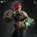 Hand-Painted Vi Figurine | 3D Printed Statue | Unique Gamer Gift | Vi Figure | Inspired by LoL