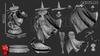 Estatua de Hécate: Diosa de la Brujería de Resina Pintada a Mano - Inspirada en Hades 2