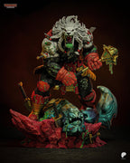 Battle Beast Statue / 3D Resin Figure  / Hand Painted Fan Made Collectible for Comic Fans