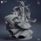 Hand-Painted Jinshi Anime Figure: 3D Printed Resin Statue