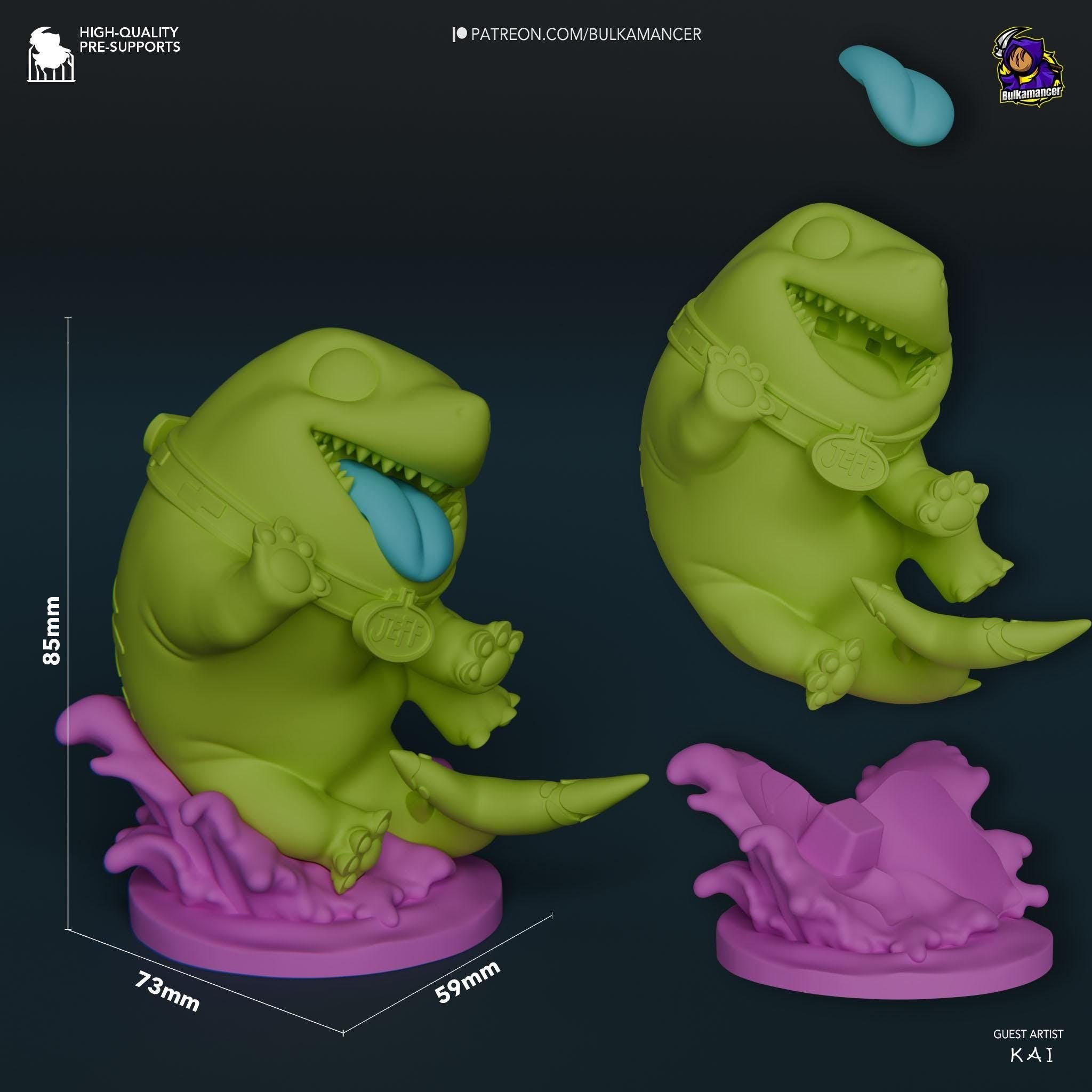 Hand-Painted Jeff The Land Shark Statue | Marvel Rivals Inspired Model