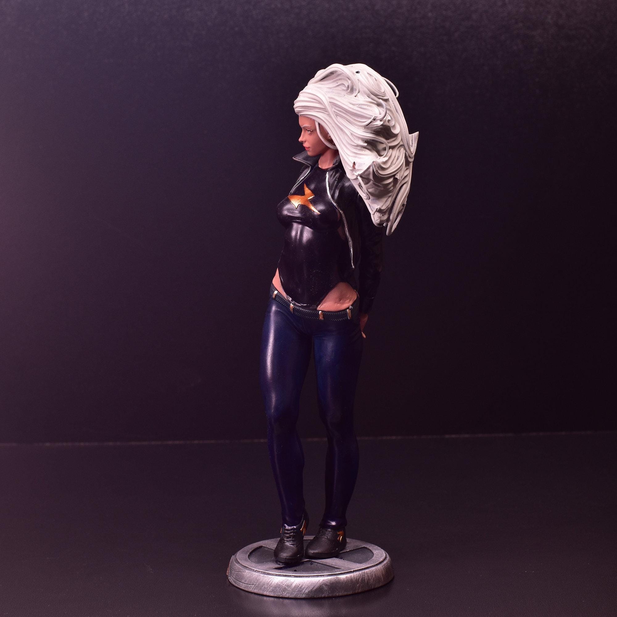 Storm 3D-Printed Bust: Hand-Painted X-Men Resin Statue