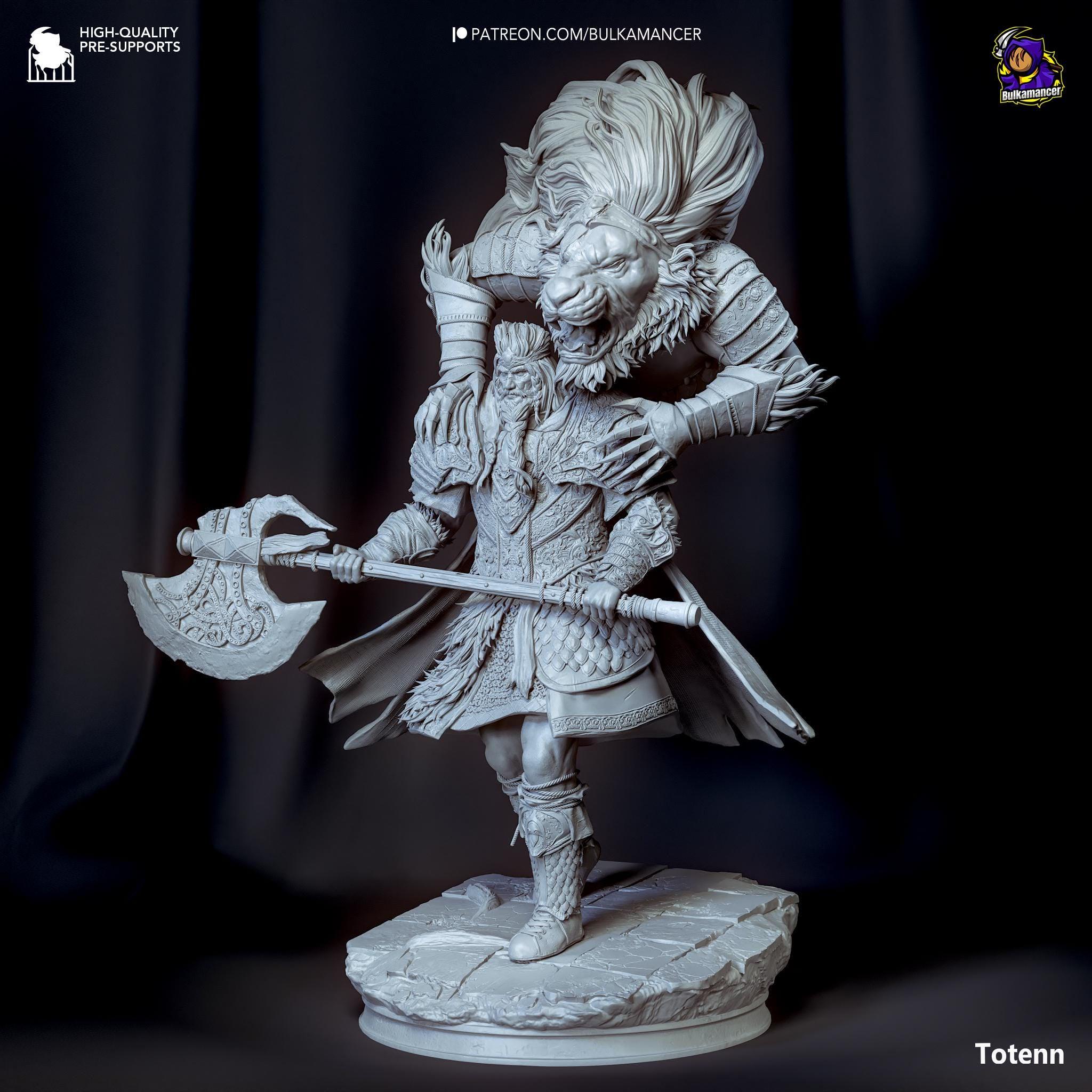 3D Printed Godfrey - Inspired of Elden Ring - Game Collectible Statue - The First Elden Lord Decor