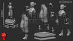 Diorama de ídolos de K-Pop: Set de estatuas de resina pintadas a mano - Zoey, Rumi, Mira