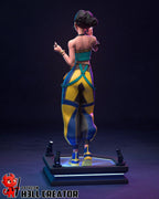 Estatua inspirada en Zoey / Figura de ídolo K-Pop / Coleccionable de resina pintado a mano / Set de diorama de edición limitada