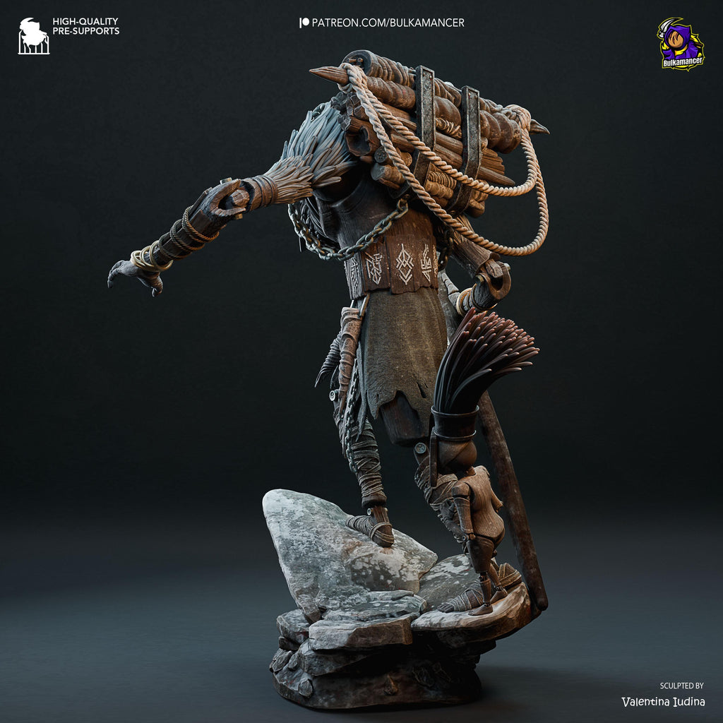 Monoco Figure: Hand-Painted  Fan Art Clair Obscur Statue Resin Dark Fantasy Statue