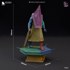 Hand-Painted Pyramid Head Statue: Silent Hill 2 Fan Art Collectible