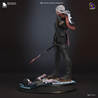 Hand-Painted Ciri Statue: The Witcher 3 Inspired 3D Print, 1/8 Scale