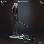 Hand-Painted Ciri Statue: The Witcher 3 Inspired 3D Print, 1/8 Scale