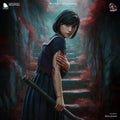 Estatua de Resina Hinako: Figura de Terror Inspirada en Silent Hill, Diorama Pintado a Mano
