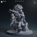 Hand-Painted 3D Printed Isha Statue - LoL Inspired Model