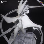 Estatua inspirada en Hornet: Coleccionable hecho por fans de Hollow Knight con capa roja