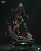 Ciri Inspired Statue / Witcher Universe Resin Figure / Hand Painted Fan Made Collectible Gift