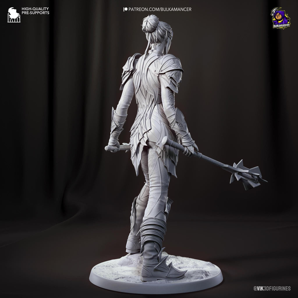 Figura de Minthara Pintada a Mano: Coleccionable 3D Inspirado en Baldur's Gate 3
