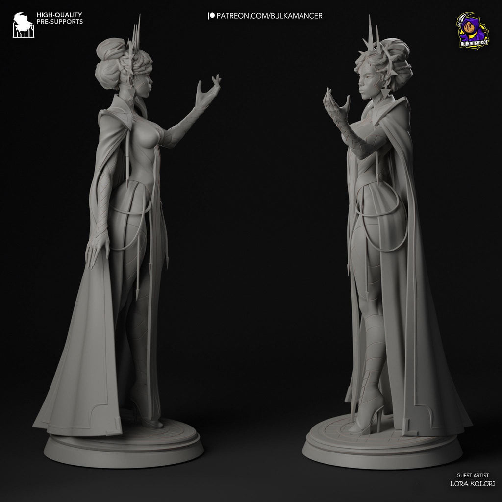 Figura Mel pintada a mano: Estatua LoL impresa en 3D