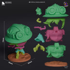 3D Printed Isha Chibi Statue: LoL Inspired Model