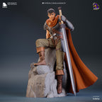 Guts Berserk Figure  Hand-Painted 16K Resin Statue | Black Swordsman Collectible | Multiple Scales