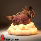 Estatua artesanal Chibi Esquie: Figura de resina hecha por fans