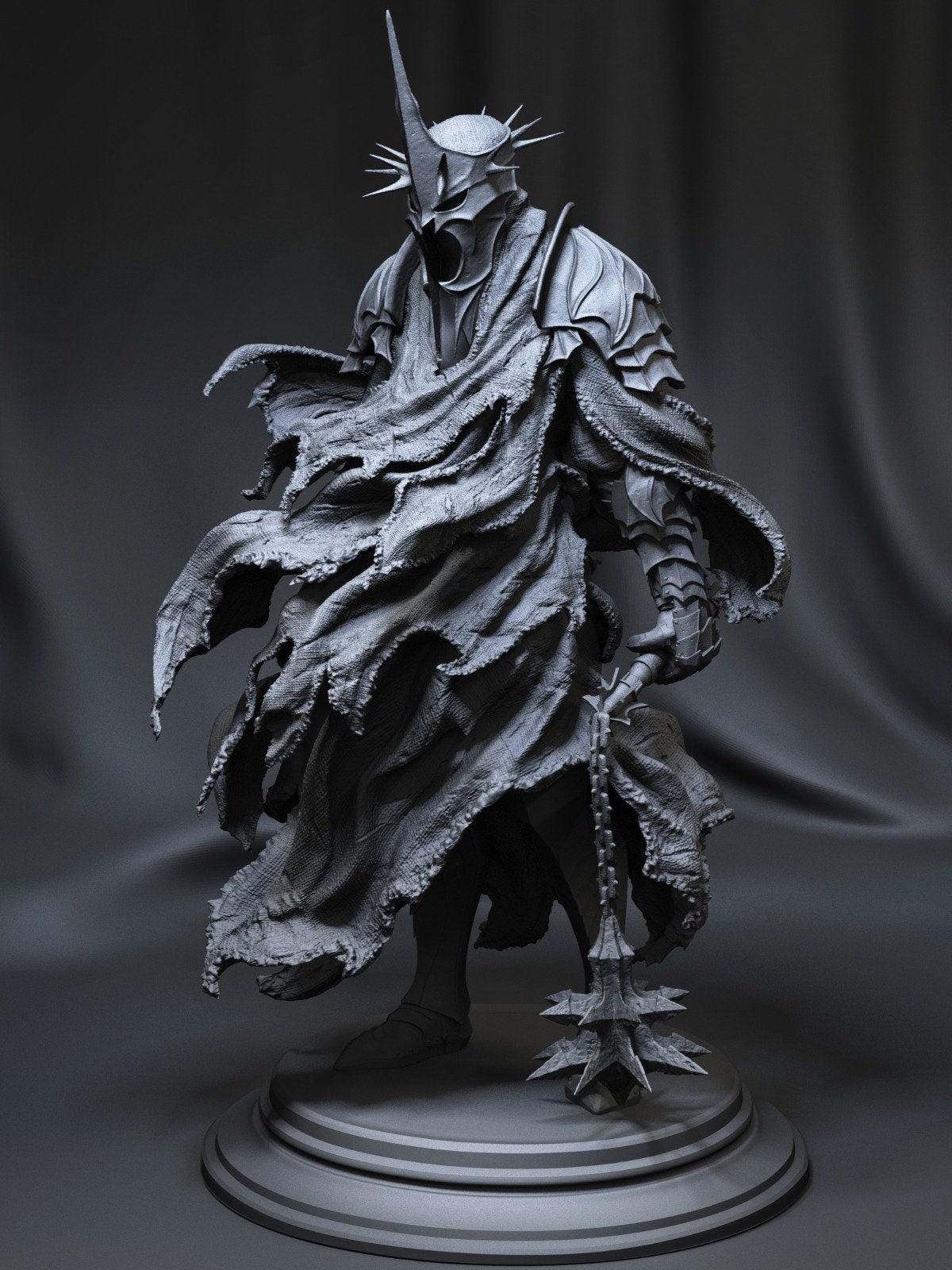 Witch King 3D Printed Statue | LOTR Inspired 3D Fan Art Model