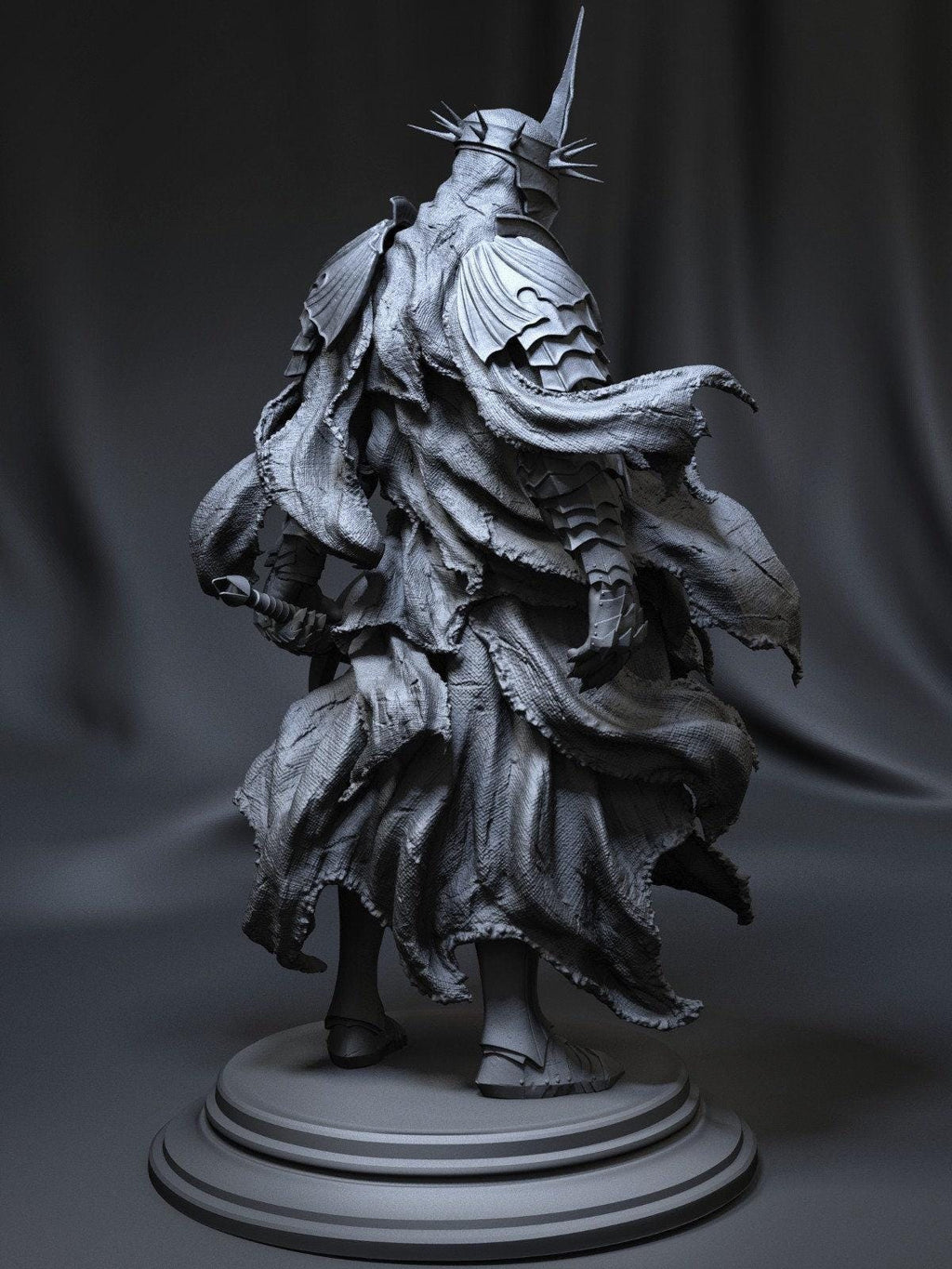 Witch King 3D Printed Statue | LOTR Inspired 3D Fan Art Model