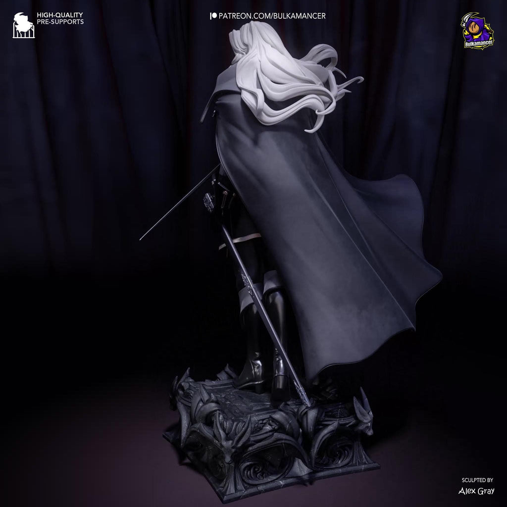 Alucard Fan Art Figure  Castlevan Inspired Anime Resin Statue | 3D Printed Hand Painted Collectible
