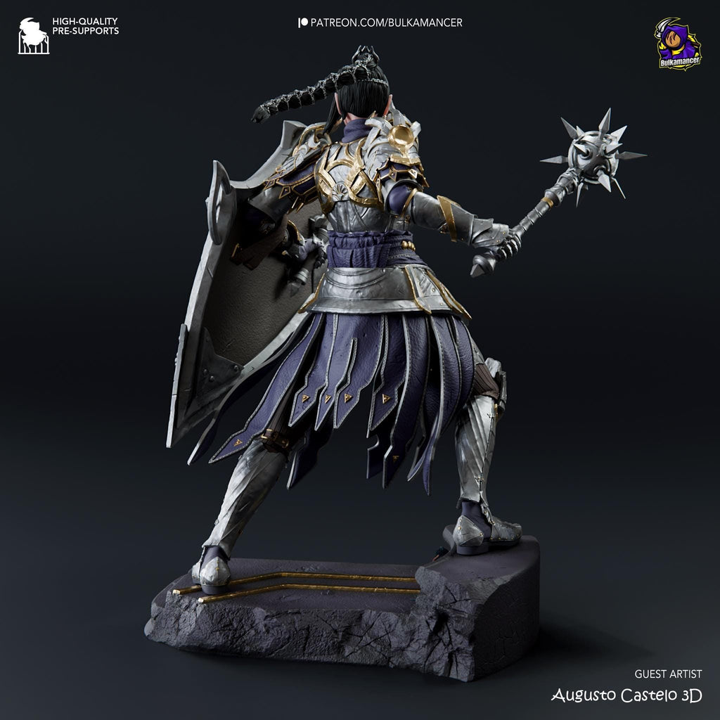 Figura de Shadowheart pintada a mano: Fan art de Baldur's Gate 3