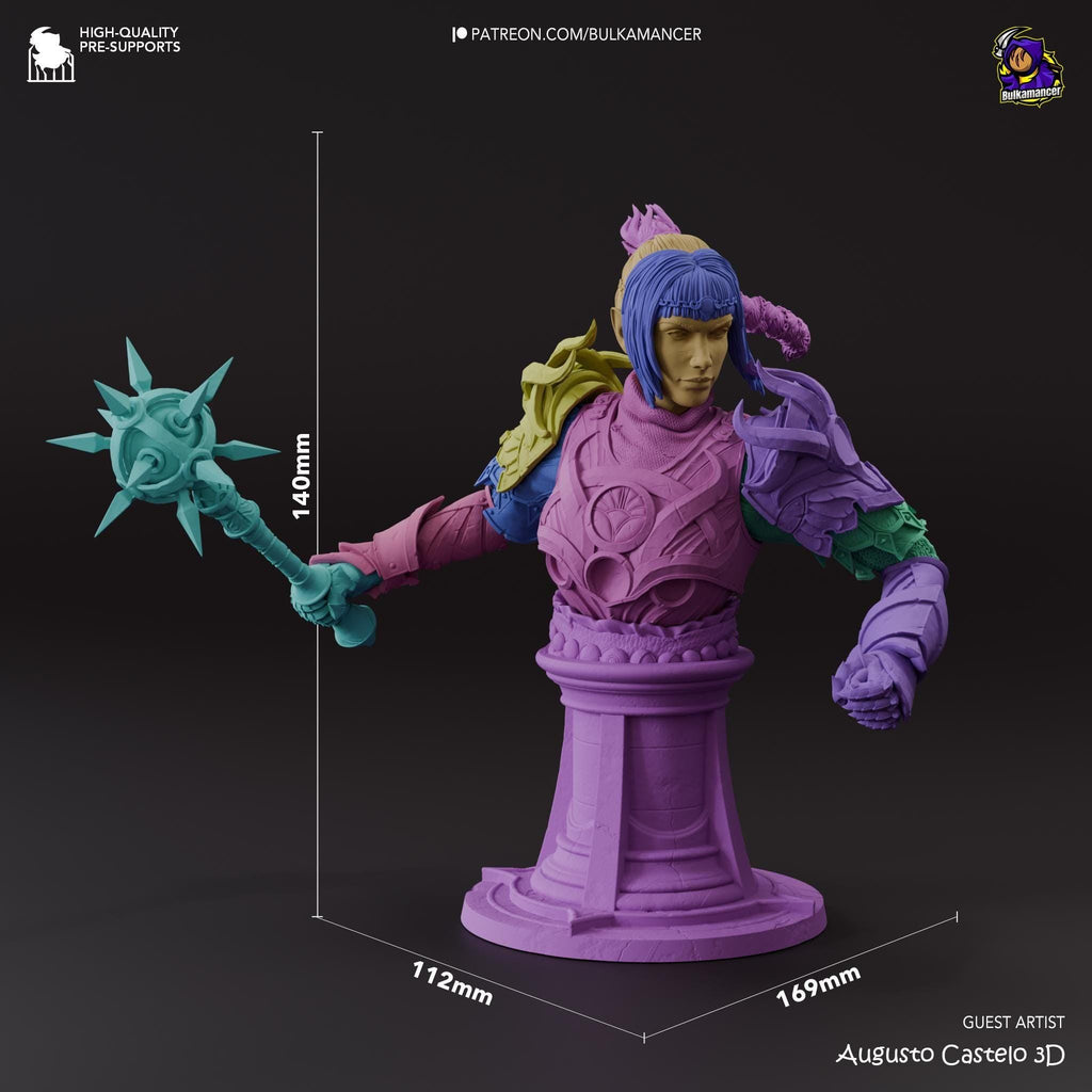 Figura de Shadowheart pintada a mano: Fan art de Baldur's Gate 3