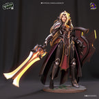 Estatua de Leona, la Diosa del Sol, pintada a mano: Fan Art de League of Legends, Escala 1/8