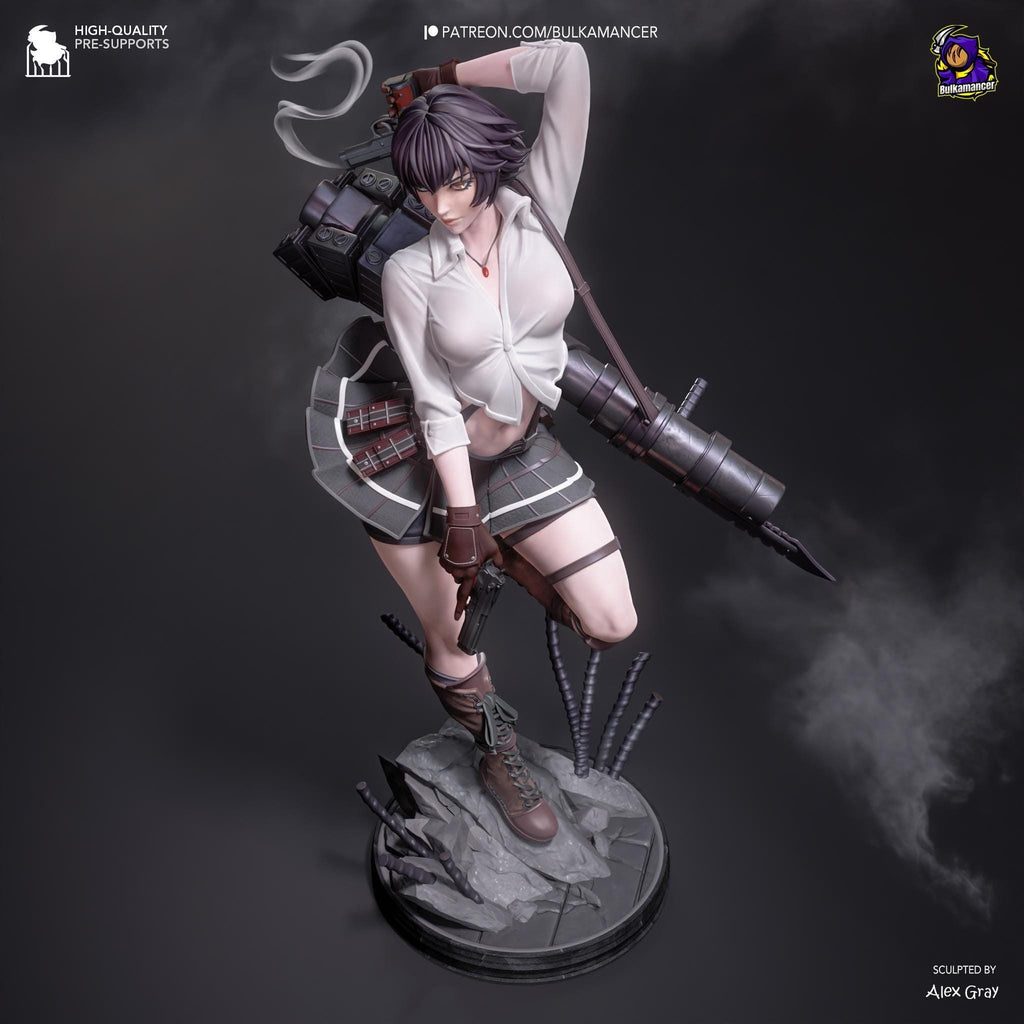 Hand-Painted Lady Statue - Devil May Cry 5 DMC - Anime Resin Figure