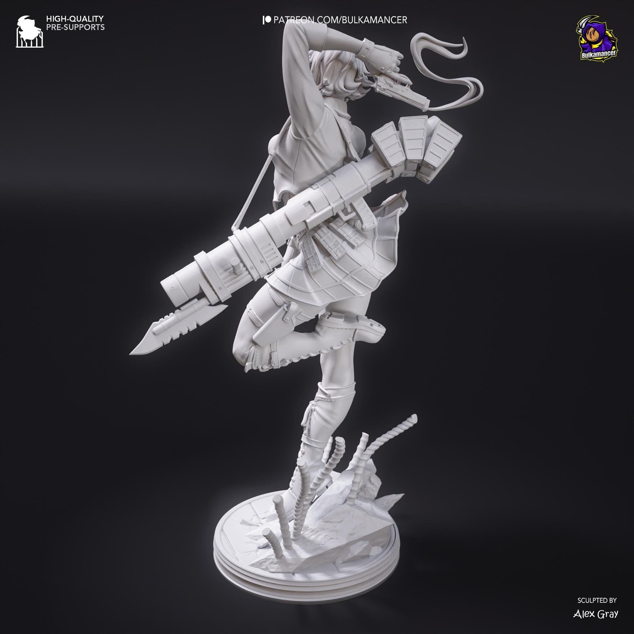 Hand-Painted Lady Statue - Devil May Cry 5 DMC - Anime Resin Figure