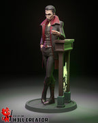 Estatua de Silco - Figura de Resina Pintada a Mano | Coleccionable de LoL | Merchandising de Edición Limitada | Decoración de Escritorio de Villano de Anime