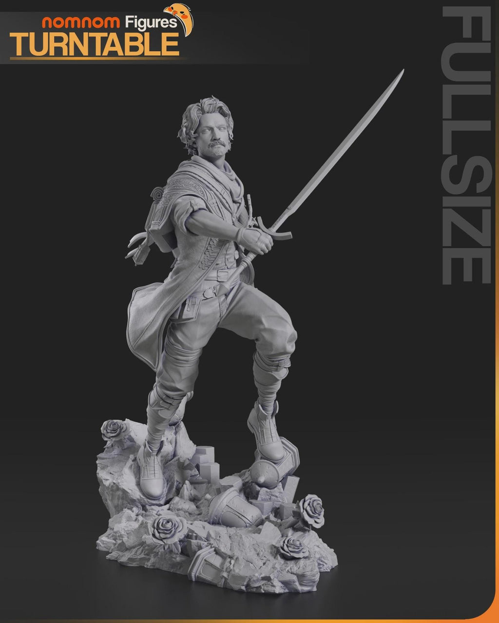 Hand-Painted Gustave Resin Statue: Dark Fantasy Collectible Figure