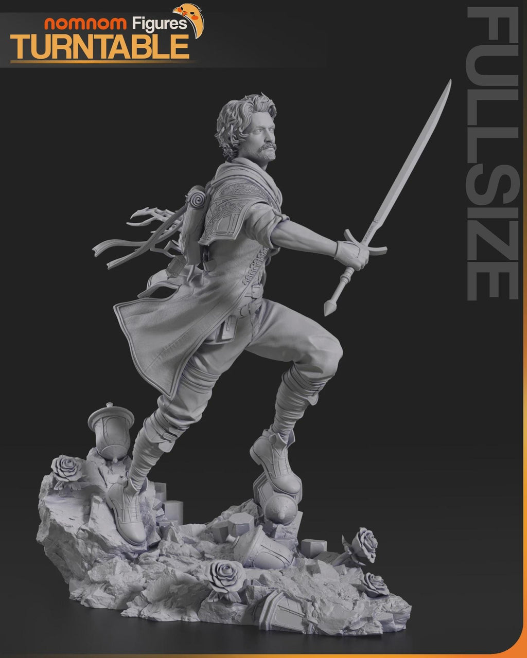Hand-Painted Gustave Resin Statue: Dark Fantasy Collectible Figure